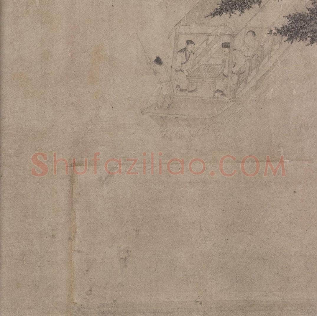 宋代 佚名 《商山四皓会昌九老图》 书画作品
