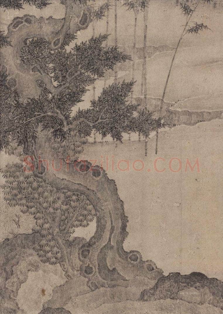 宋代 佚名 《商山四皓会昌九老图》 书画作品