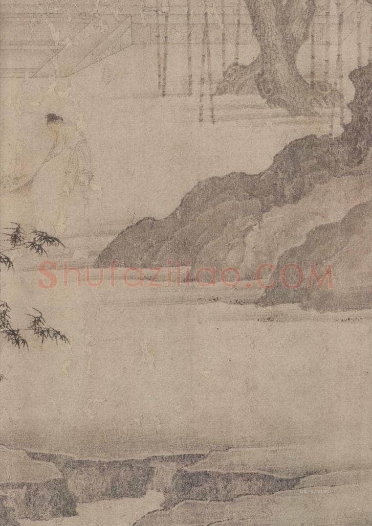 宋 佚名 《商山四皓会昌九老图》 书画作品