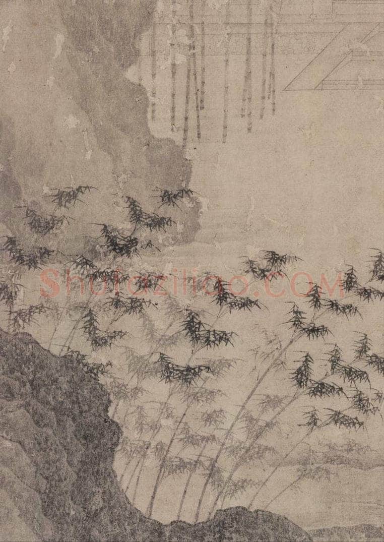 宋 佚名 《商山四皓会昌九老图》 书画作品