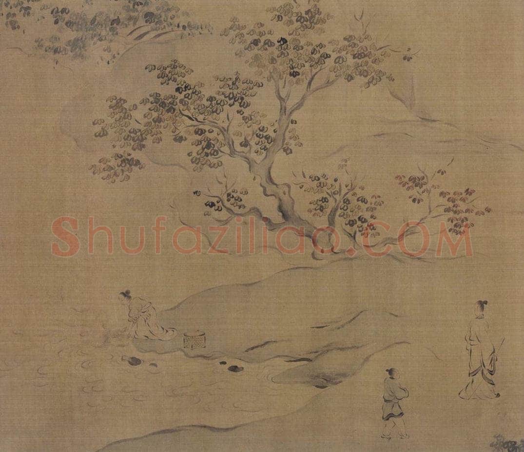 宋 马和之（传） 《陈风图》 书画作品