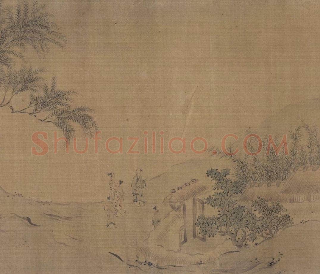 宋 马和之(传) 《陈风图》 书画作品