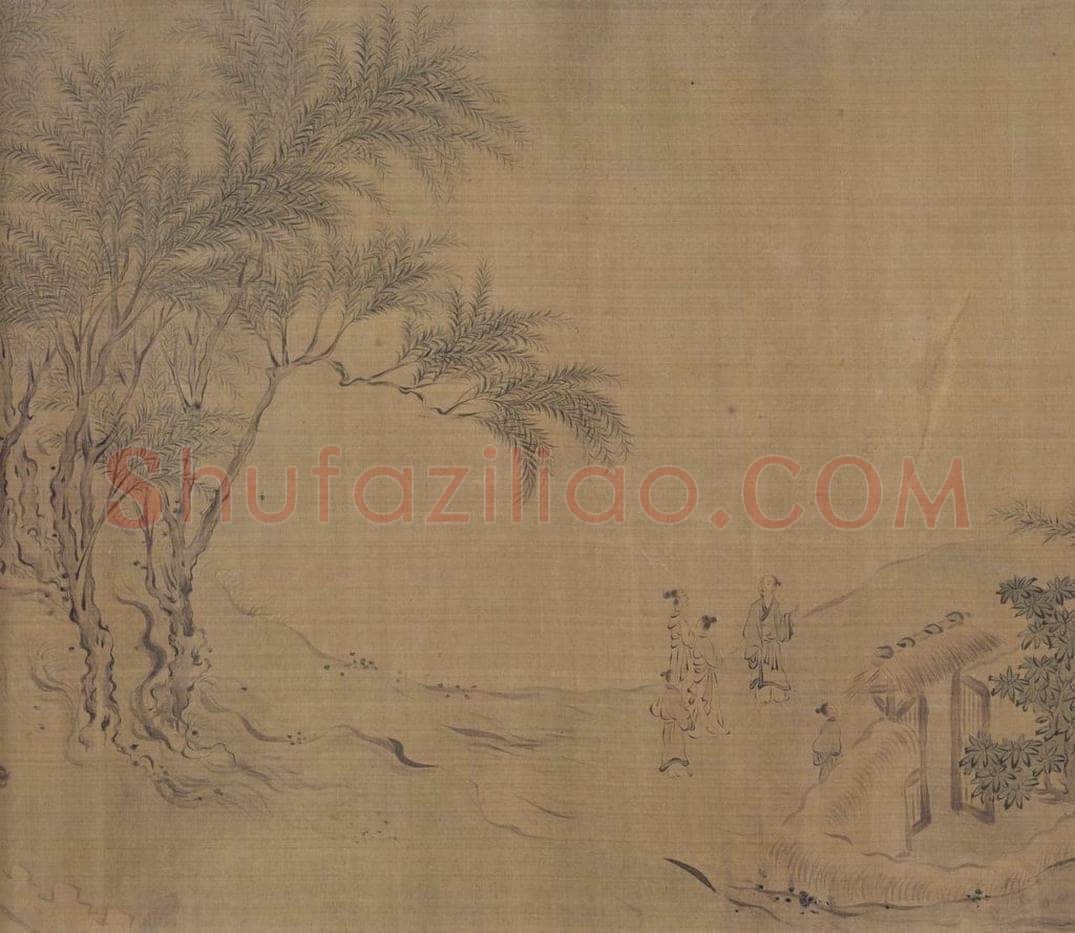 宋 马和之（传） 《陈风图》 书画作品