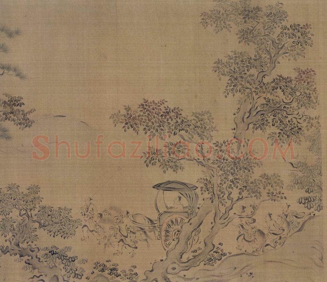 宋 马和之（传） 《陈风图》 书画作品