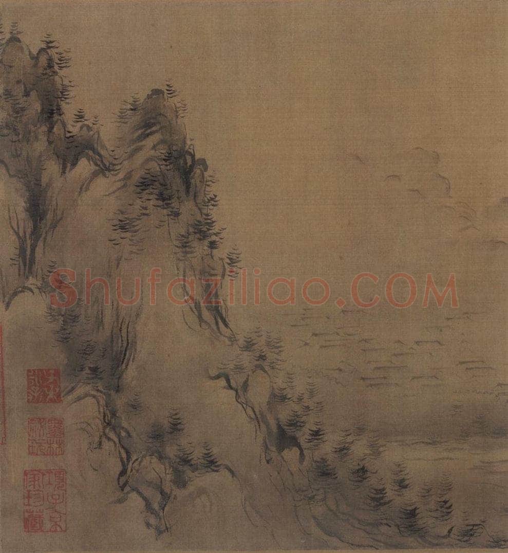 宋 马和之(传) 《风颂清庙之什图》 书画作品