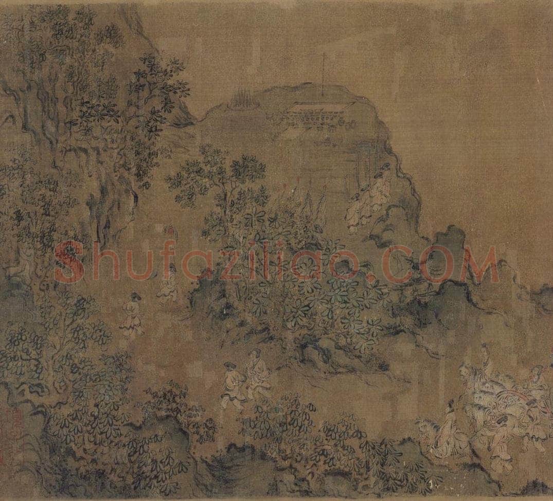 宋 马和之(传) 《风颂清庙之什图》 书画作品