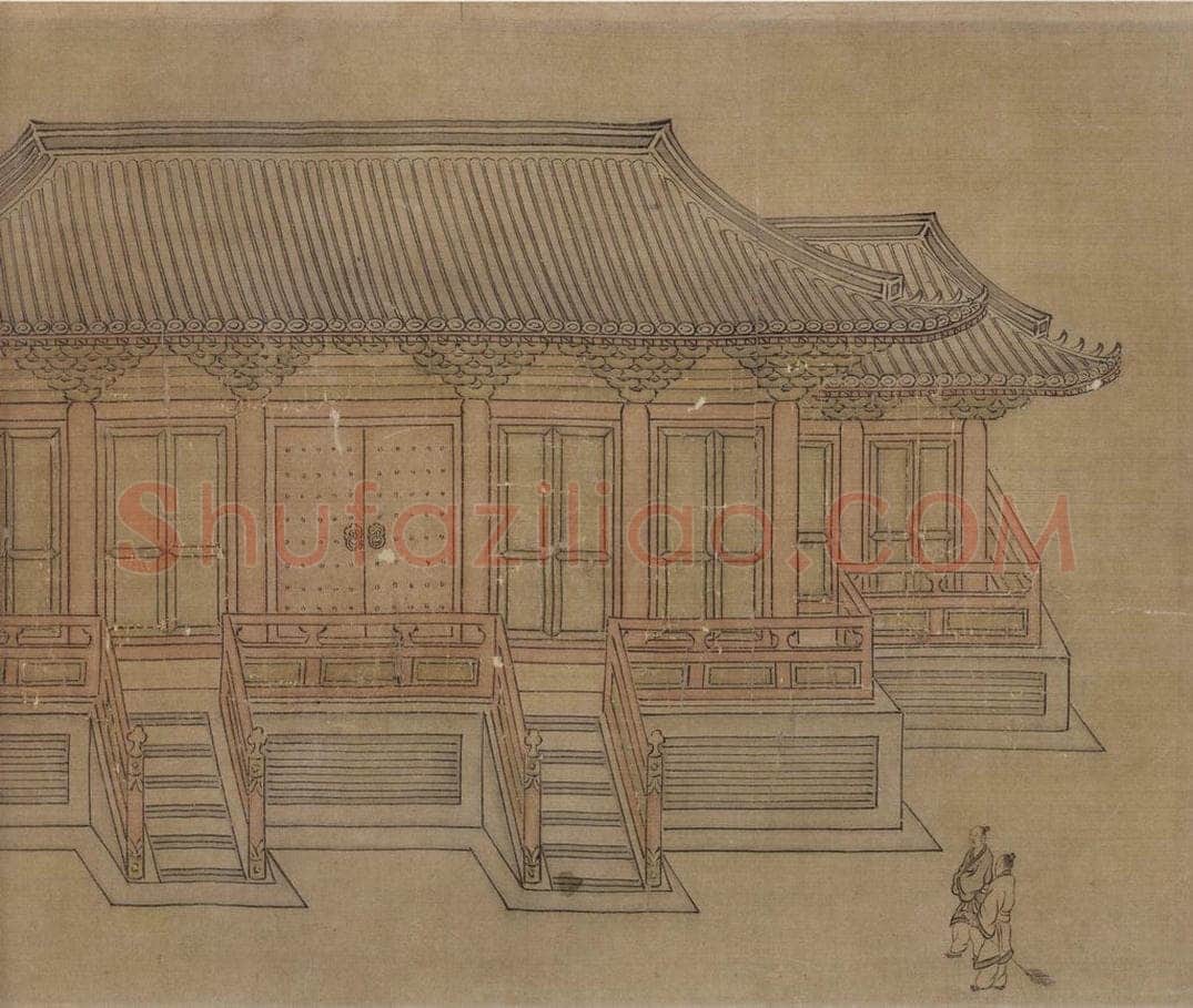 宋 马和之（传） 《鲁颂三篇图》 书画作品
