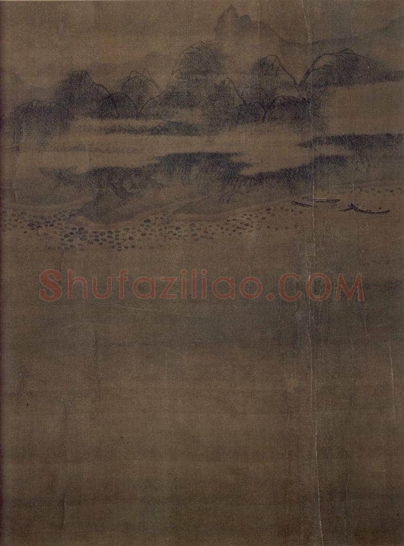 宋 马麟 《荷香清夏图》 书画作品
