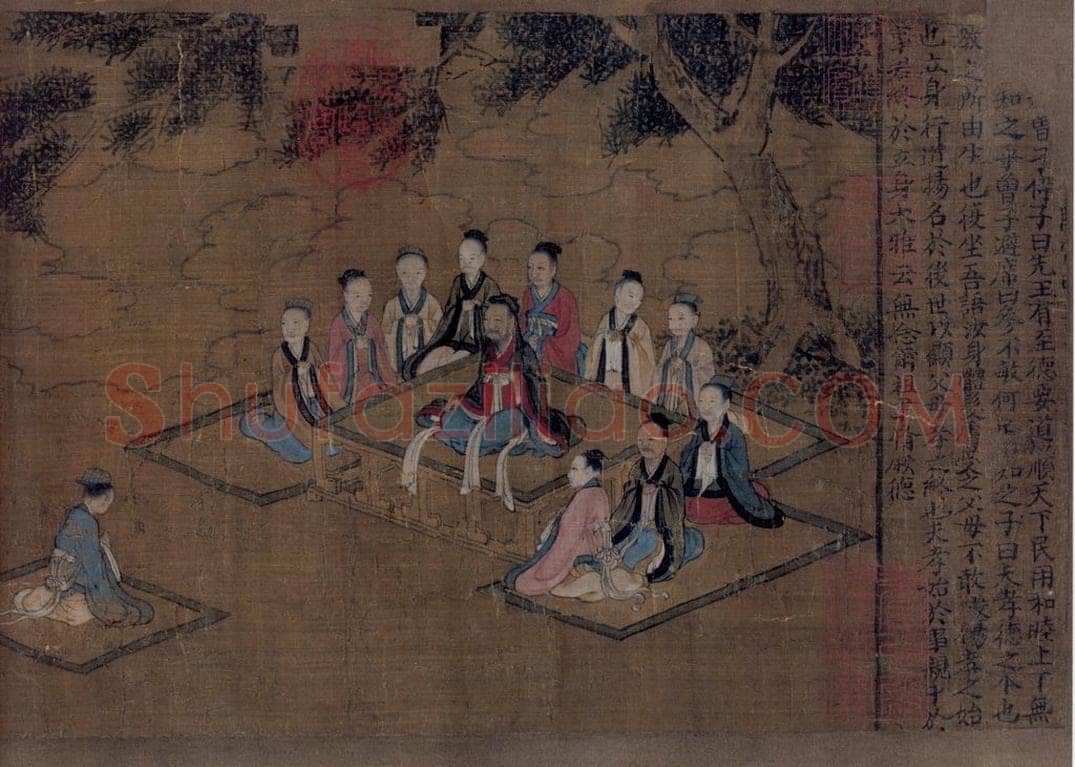 宋 佚名 《女孝经图》 书画作品