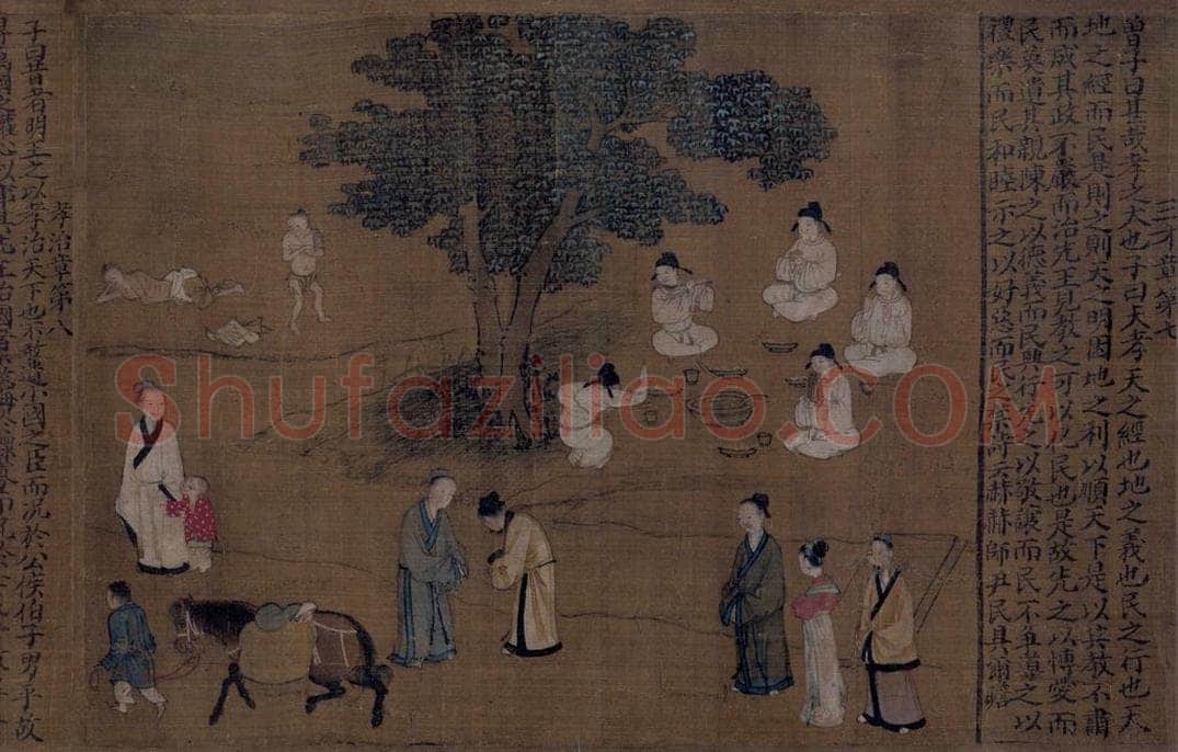 宋 佚名 《女孝经图》 书画作品