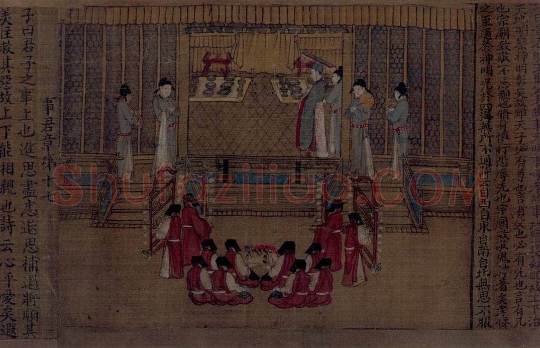 宋 佚名 《女孝经图》 书画作品
