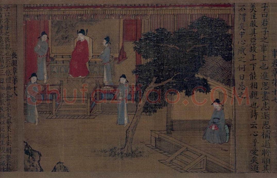宋 佚名 《女孝经图》 书画作品