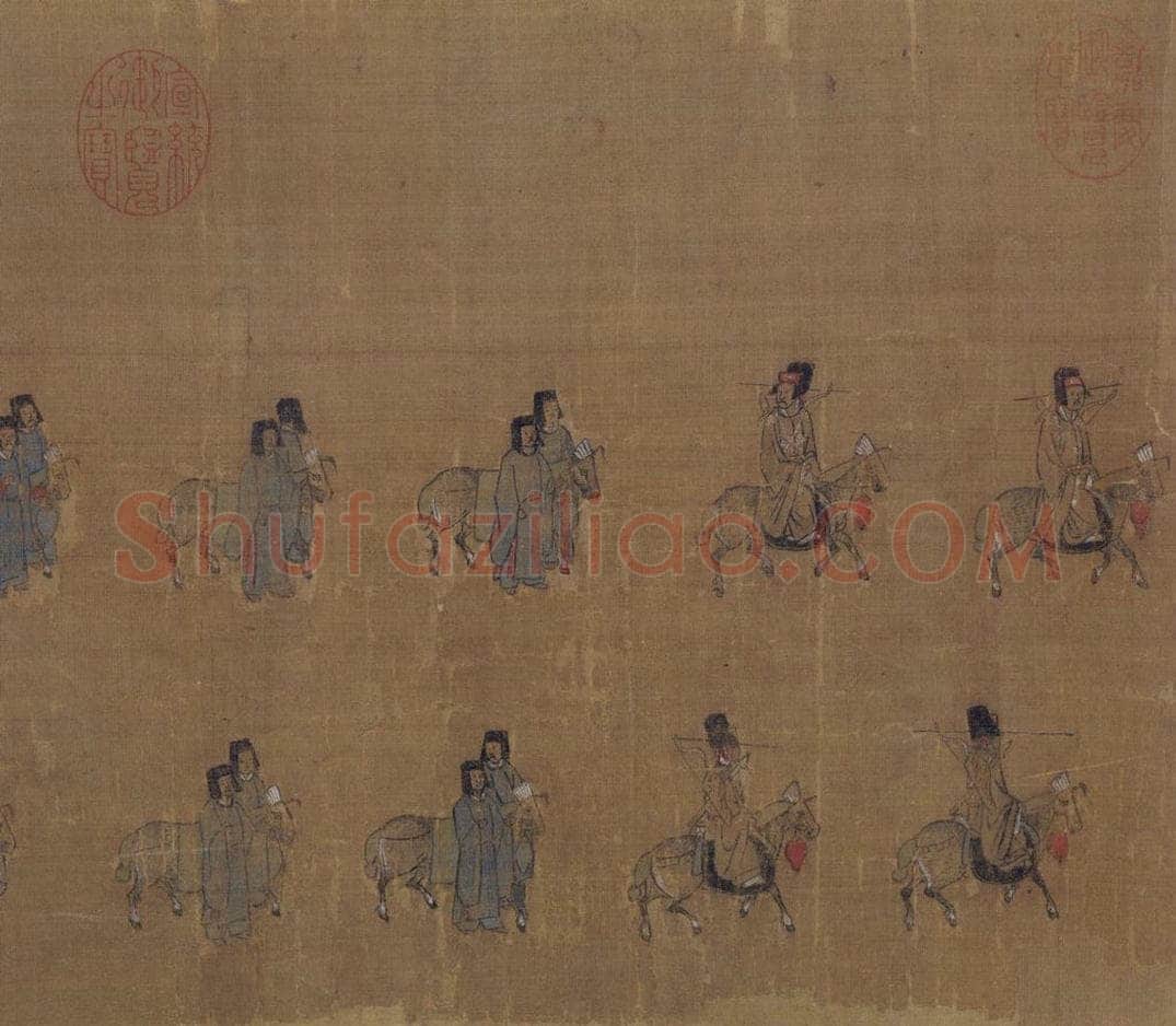 宋 佚名 《卤簙玉辂图》 书画作品