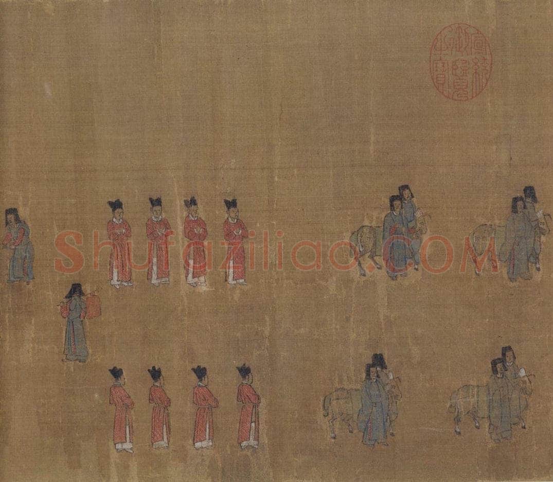 宋 佚名 《卤簙玉辂图》 书画作品