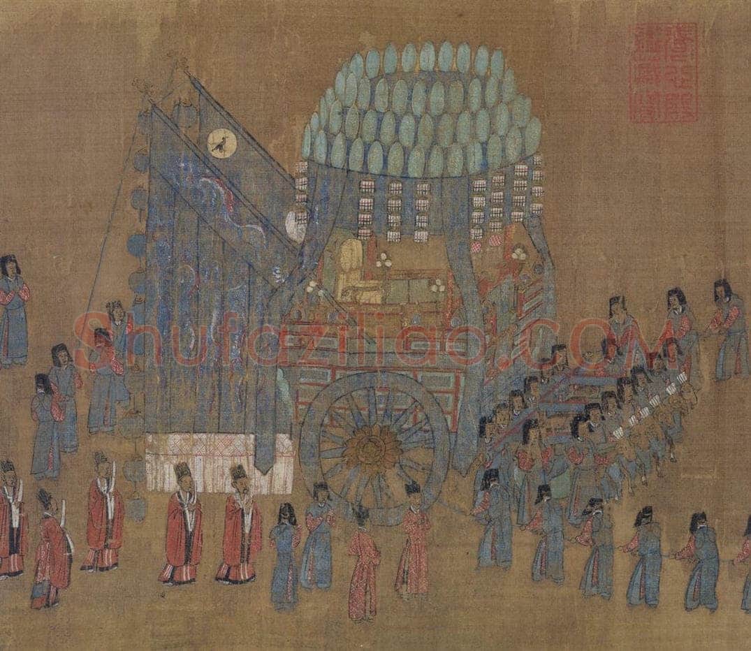 宋 佚名 《卤簙玉辂图》 书画作品