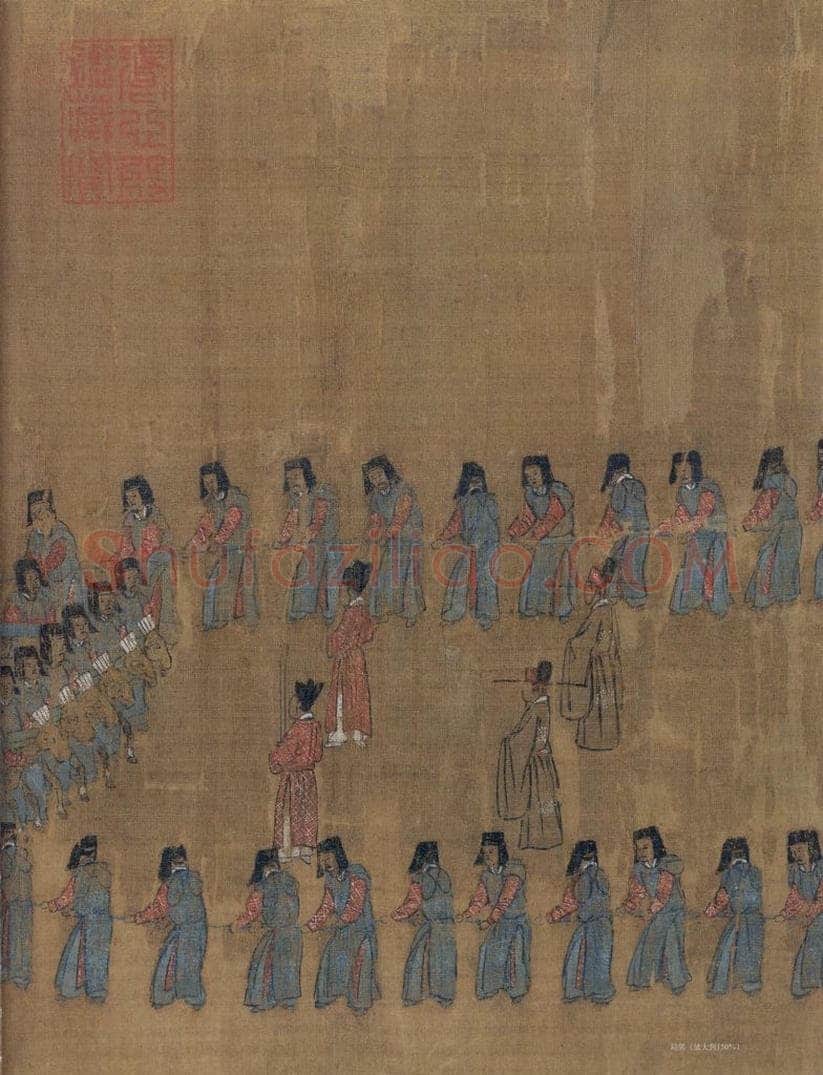 宋 佚名 《卤簙玉辂图》 书画作品