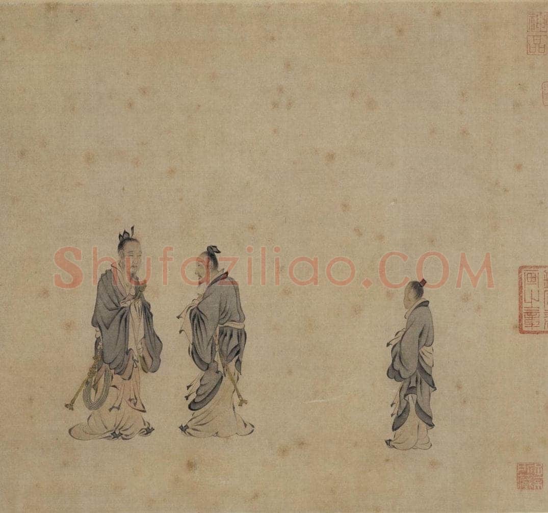 宋 马和之 《唐风图》 书画作品