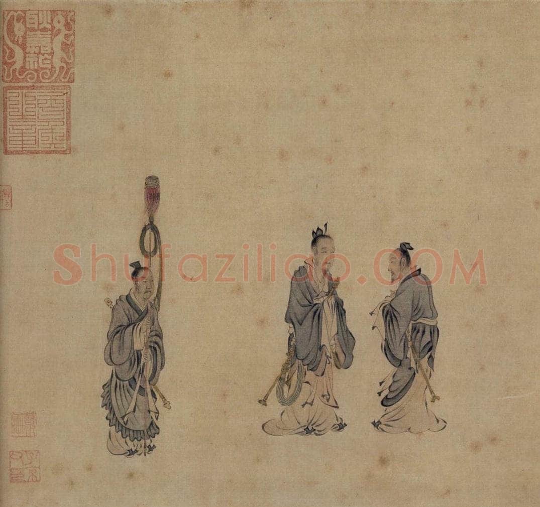 宋 马和之 《唐风图》 书画作品