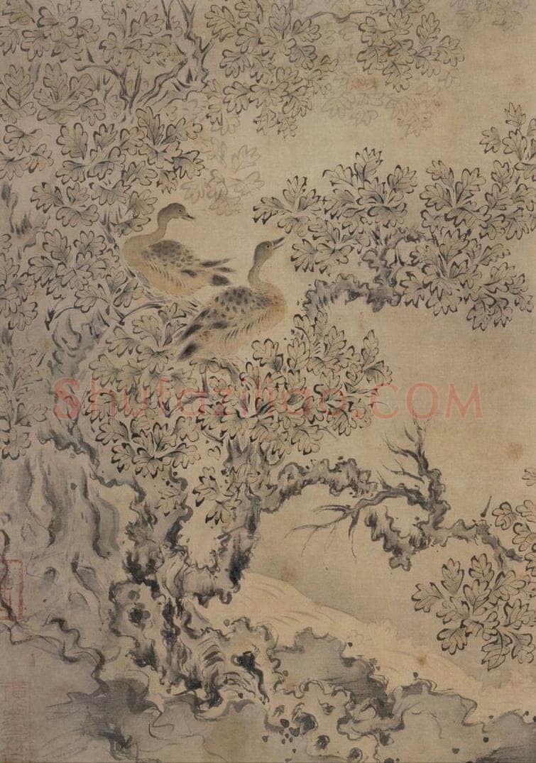 宋 马和之 《唐风图》 书画作品