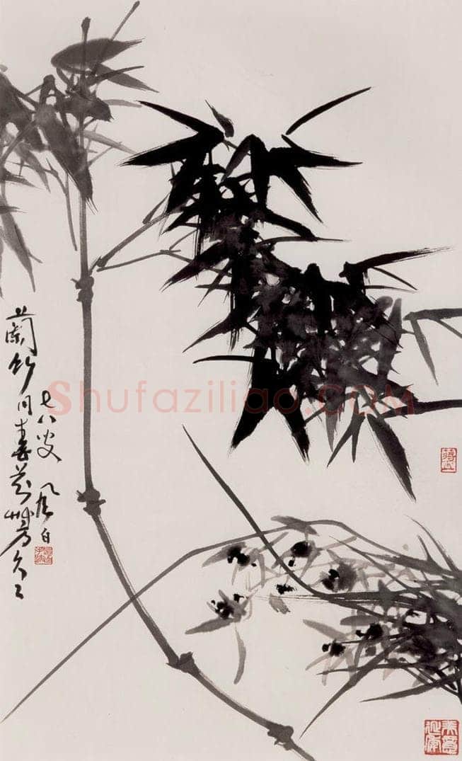 1992年 蒋凤白 《兰竹同春》 书画作品