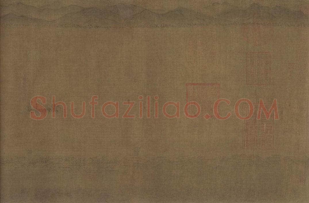 宋代 李嵩 《钱塘观潮图》 书画作品