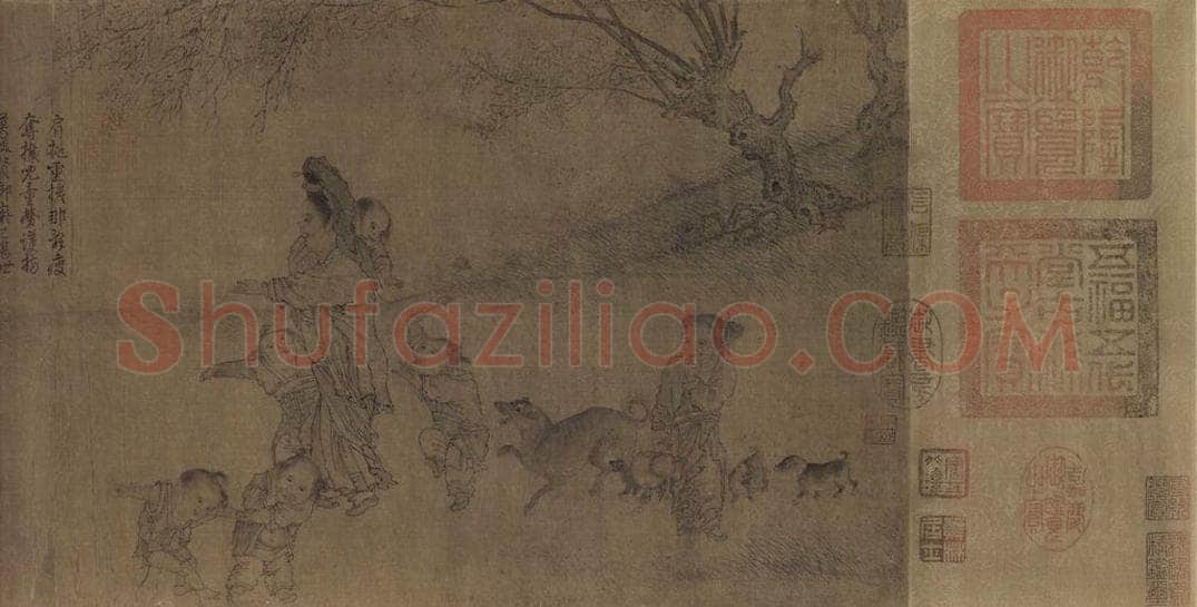 宋代 李嵩 《货郎图》 书画作品