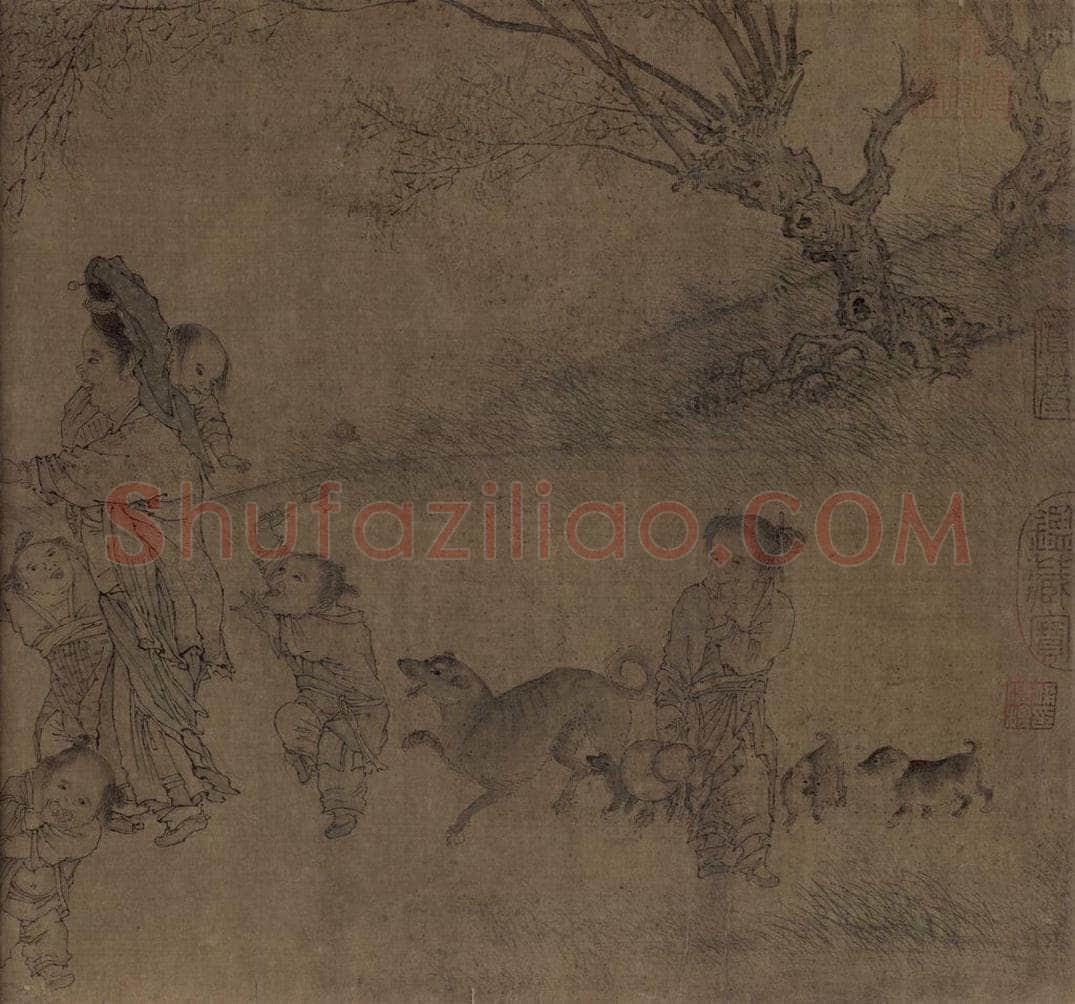 宋代 李嵩 《货郎图》 书画作品