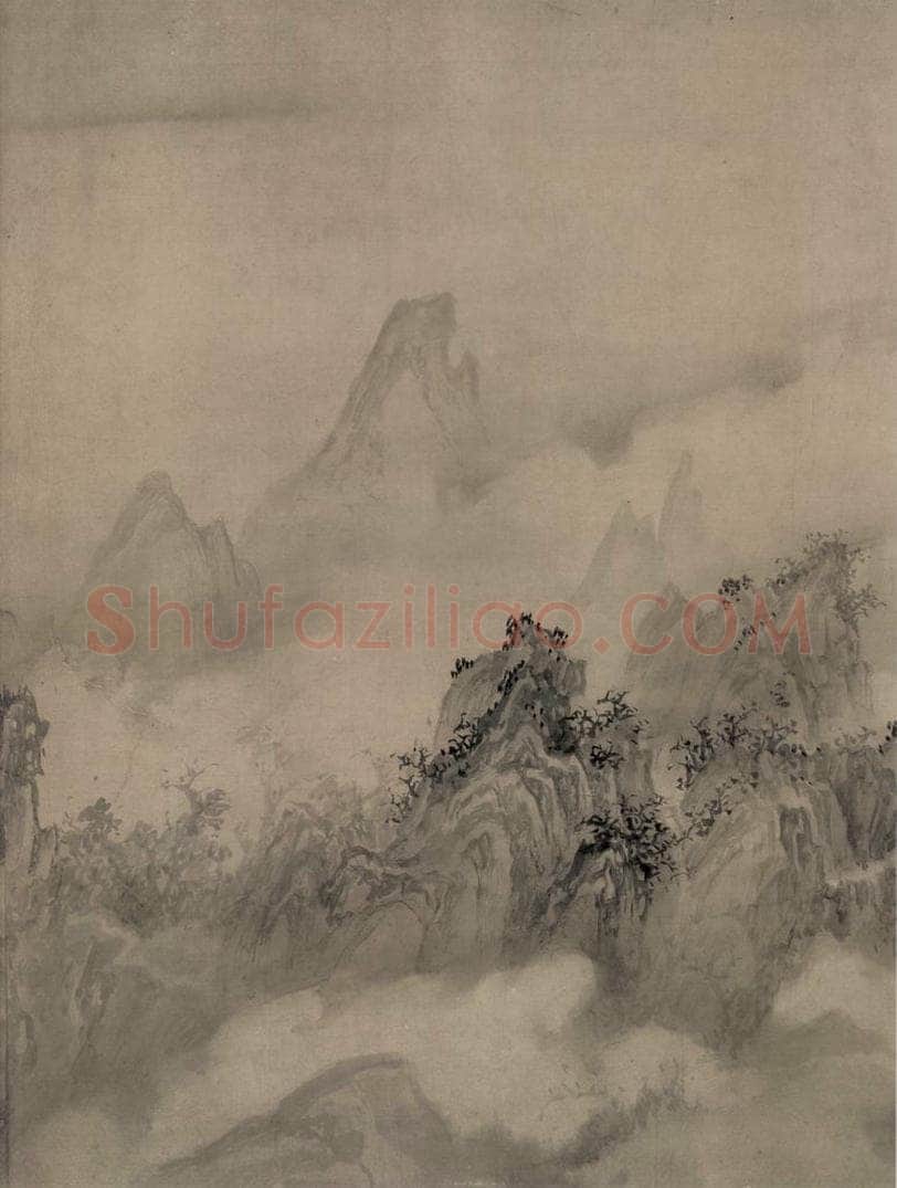 宋代 赵芾 《江山万里图》 书画作品