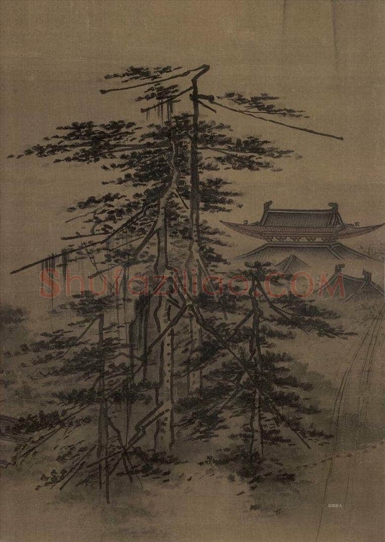 宋代 马远 《踏歌图》 书画作品