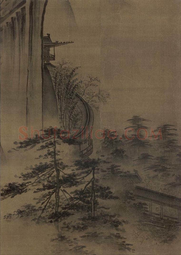 宋代 马远 《踏歌图》 书画作品