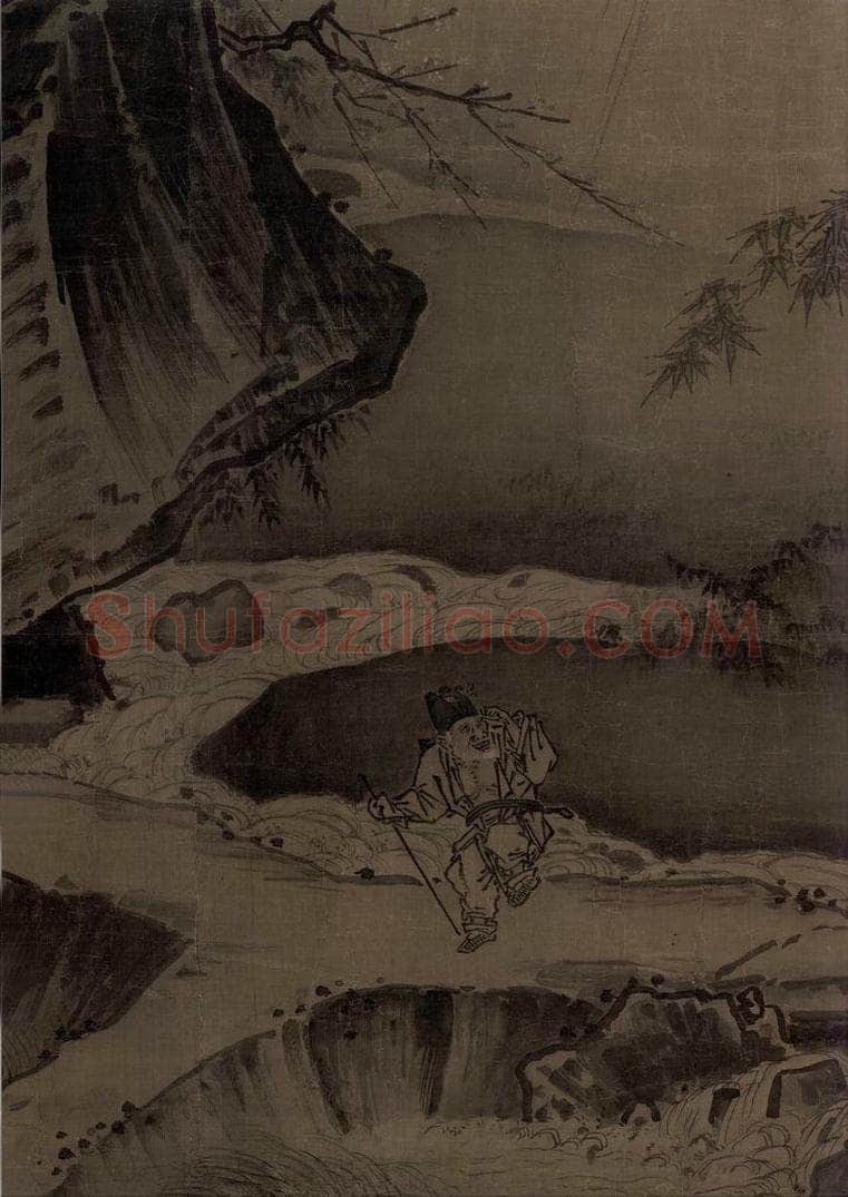 宋代 马远 《踏歌图》 书画作品
