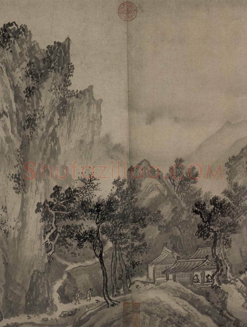 宋代 赵芾 《江山万里图》 书画作品