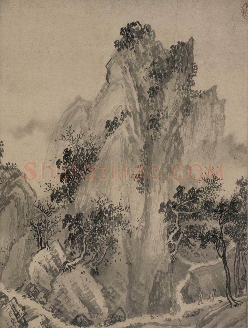 宋代 赵芾 《江山万里图》 书画作品