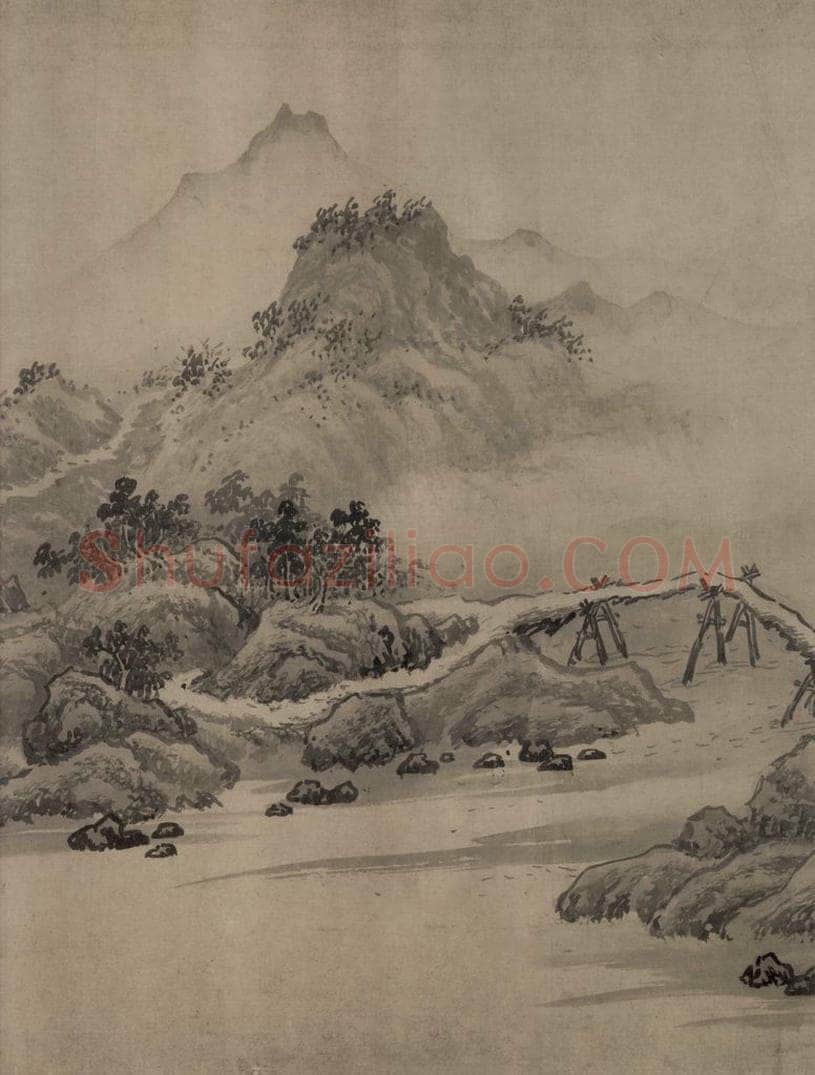 宋代 赵芾 《江山万里图》 书画作品
