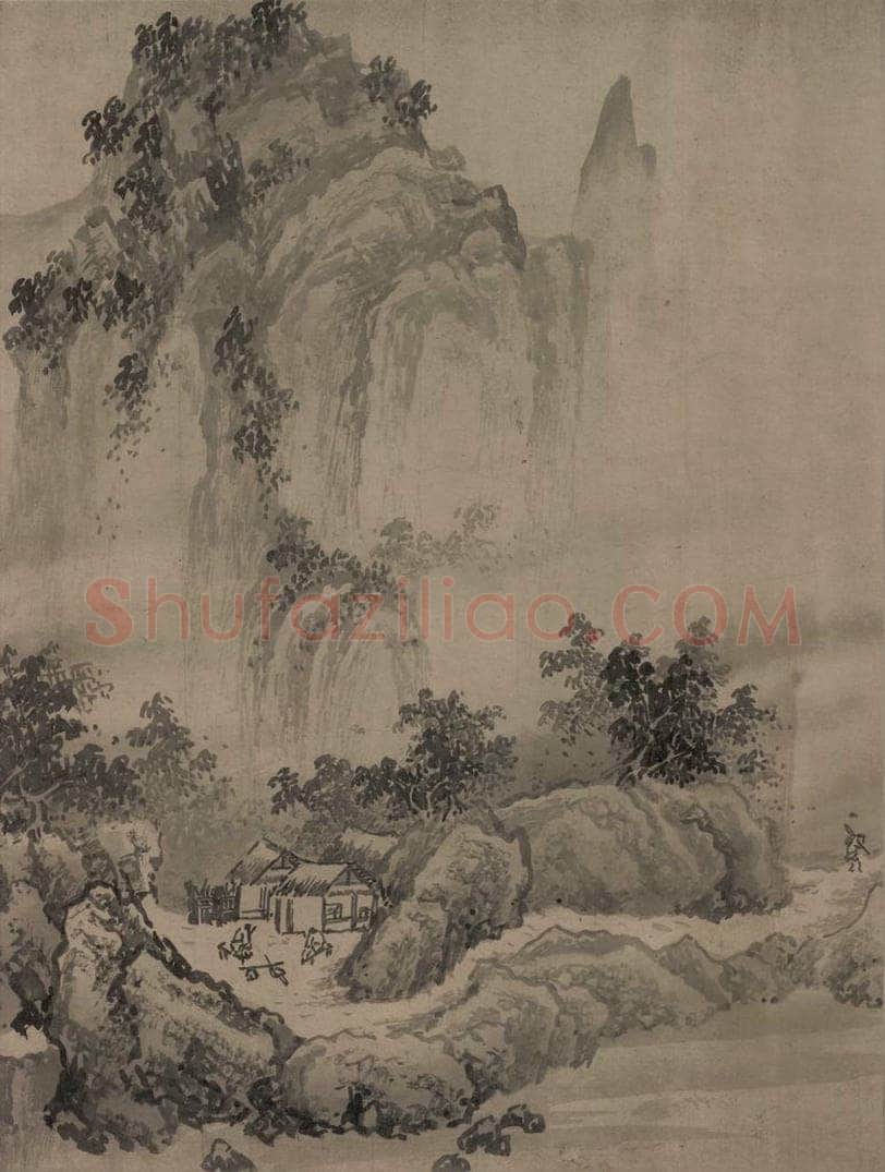 宋代 赵芾 《江山万里图》 书画作品