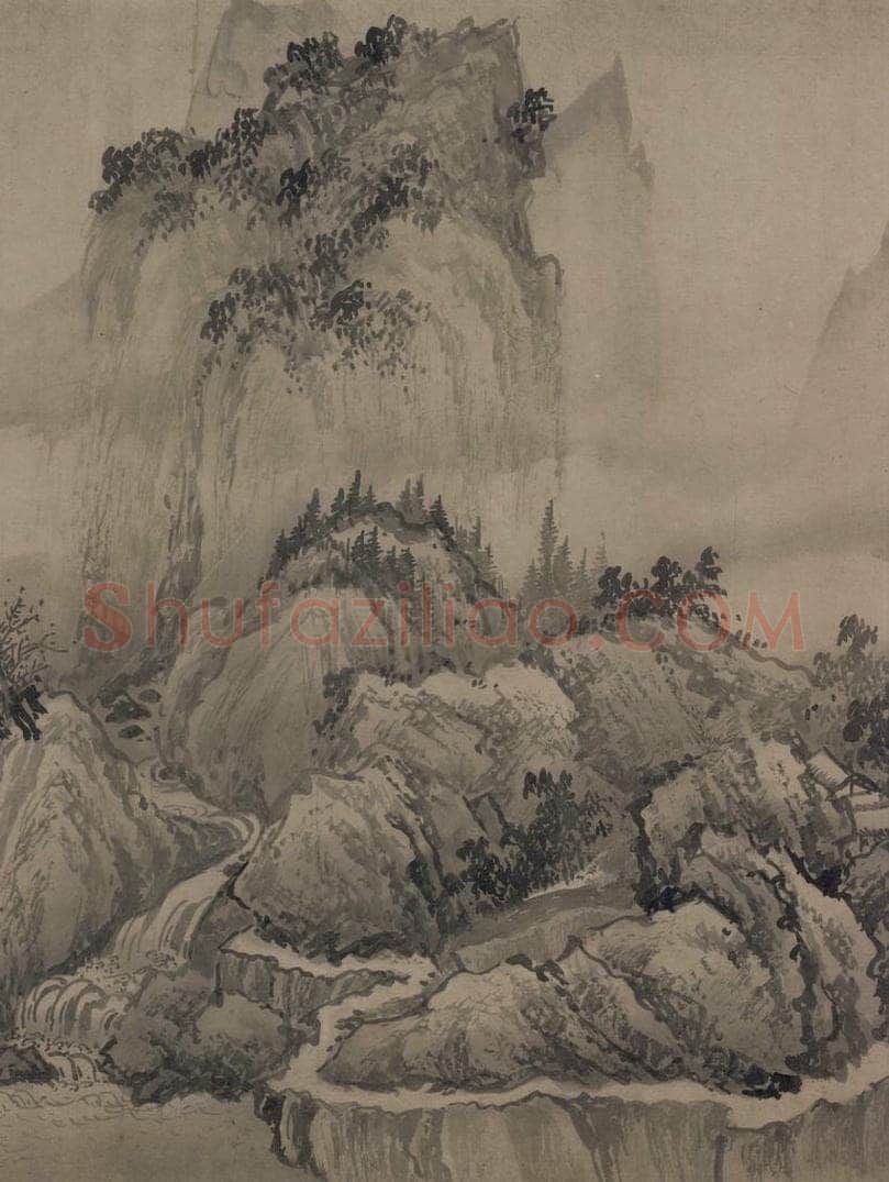 宋代 赵芾 《江山万里图》 书画作品