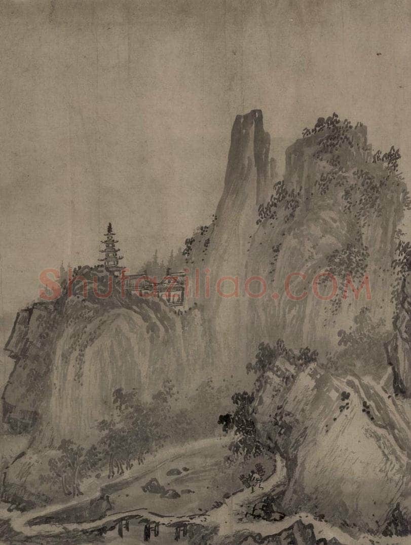 宋代 赵芾 《江山万里图》 书画作品