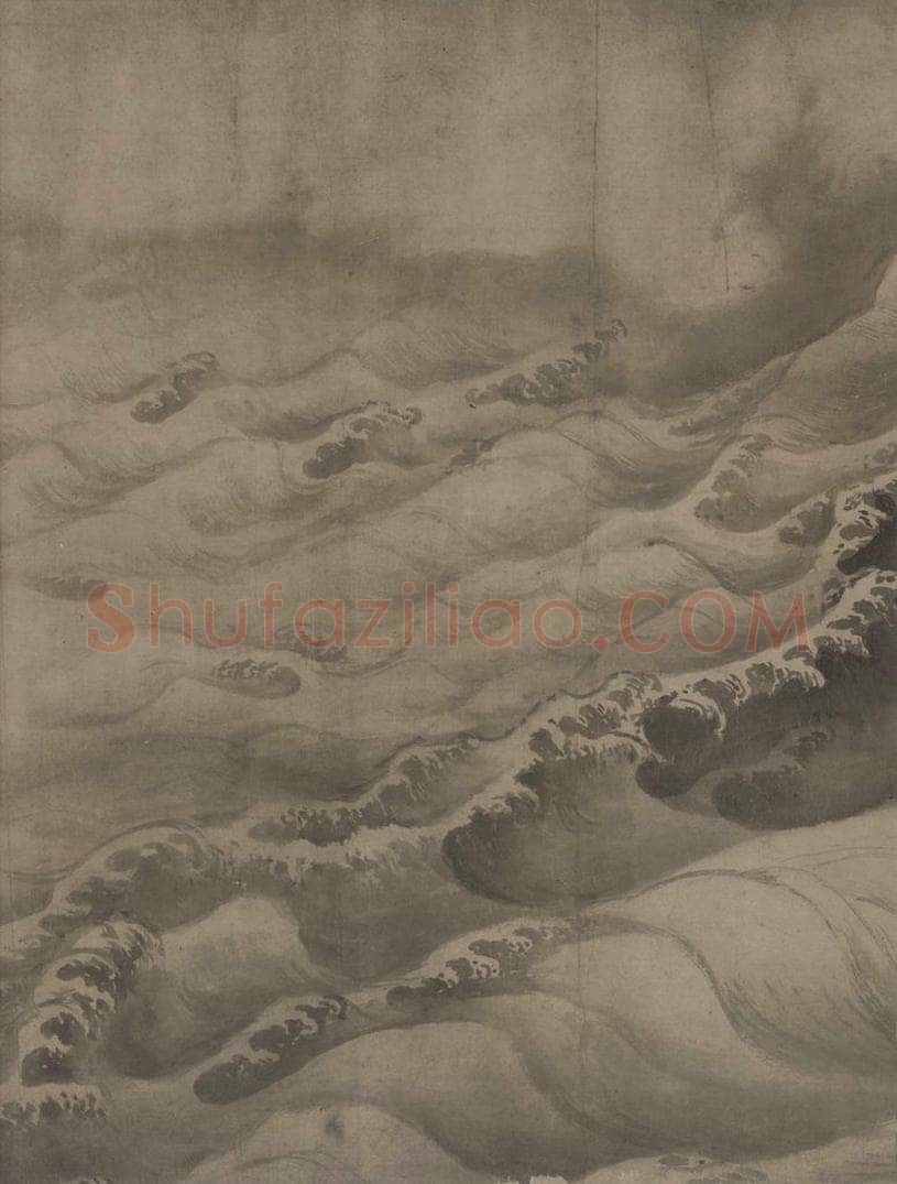 宋代 赵芾 《江山万里图》 书画作品