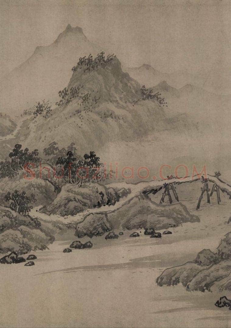 宋代 赵芾 《江山万里图》 书画作品