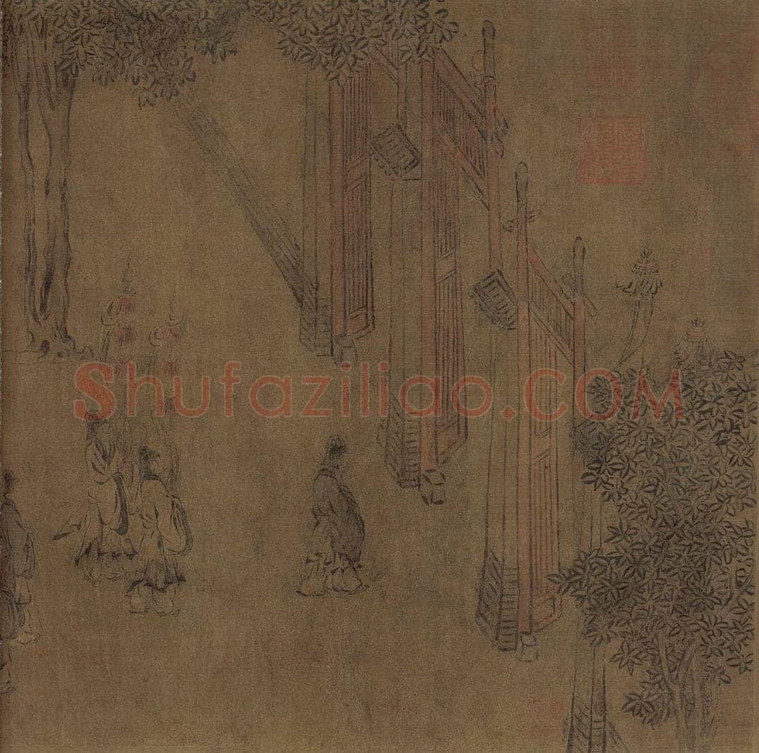 宋朝 马和之 《闵予小子之什图》 书画作品