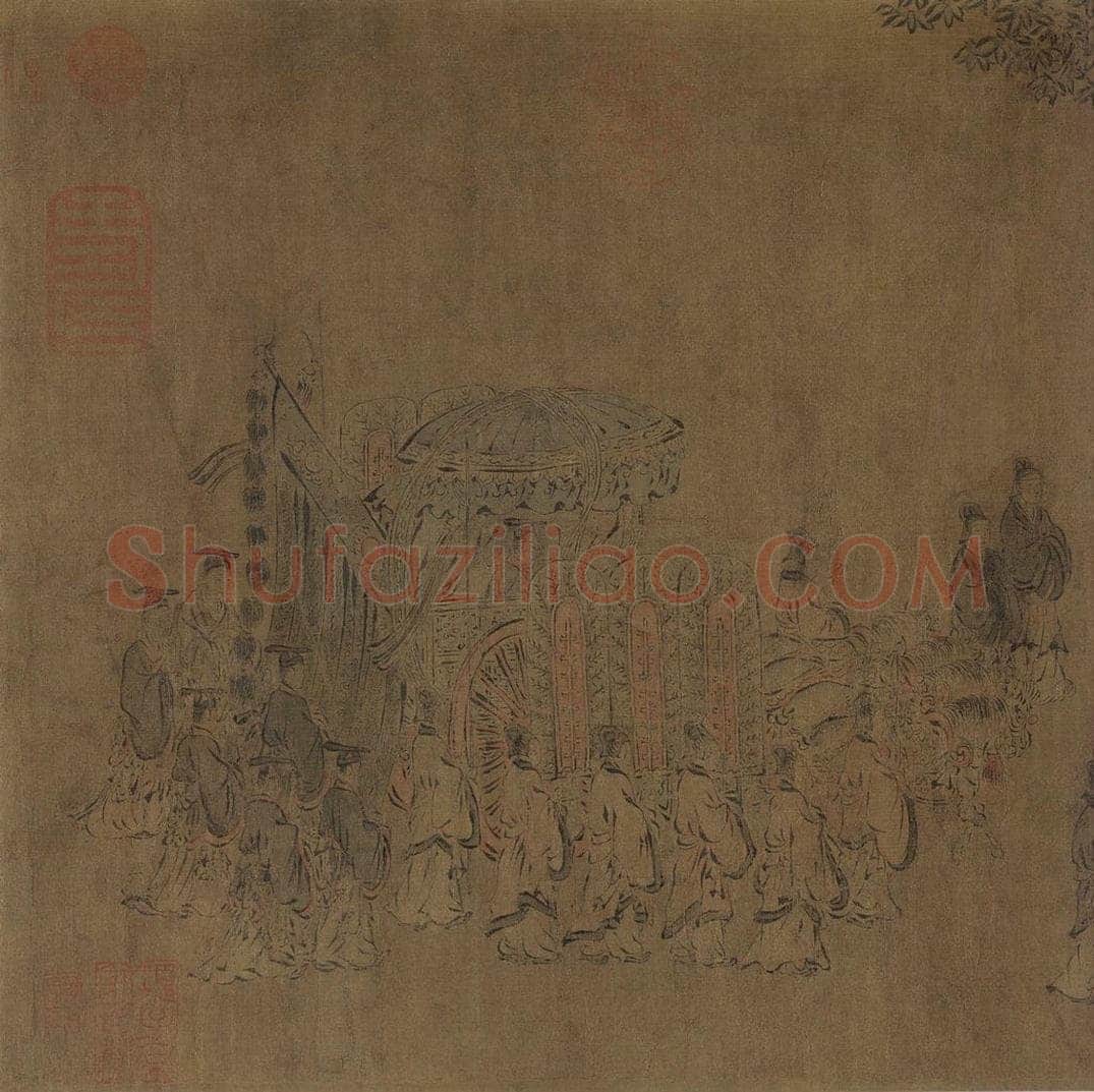 宋朝 马和之 《闵予小子之什图》 书画作品