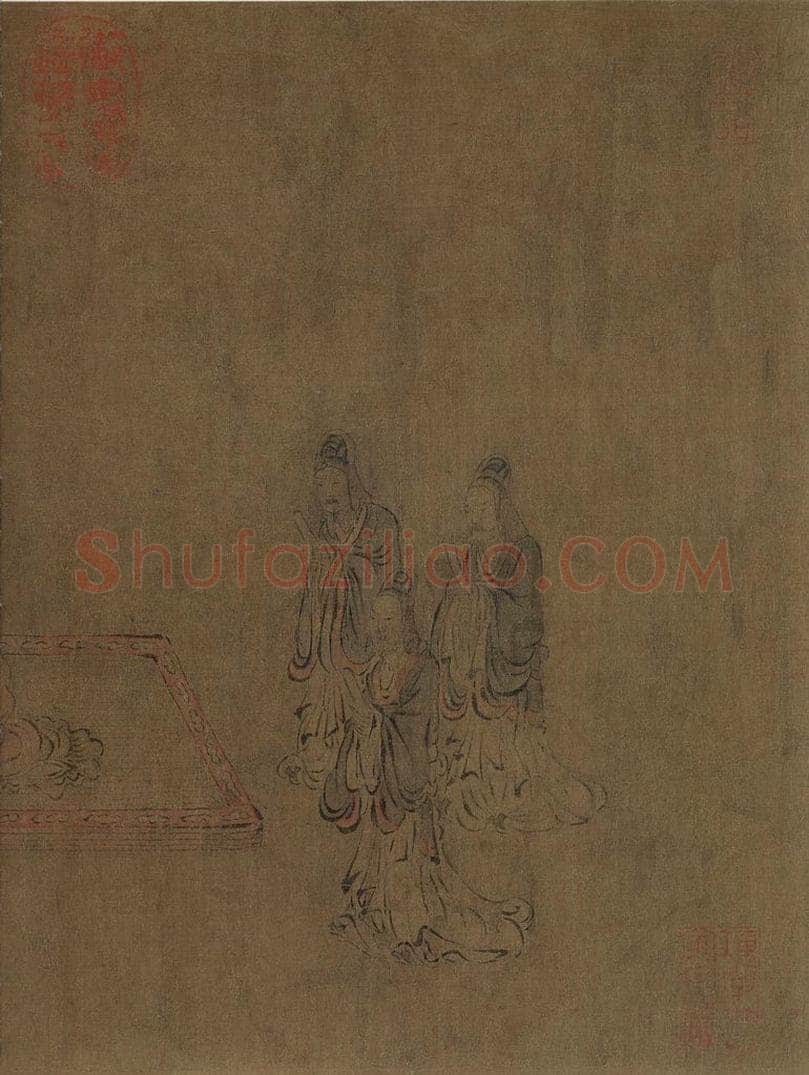 宋朝 马和之 《闵予小子之什图》 书画作品