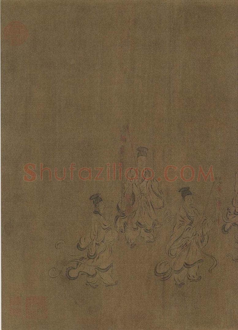 宋朝 马和之 《闵予小子之什图》 书画作品