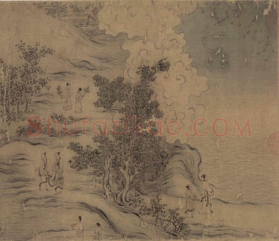 宋朝 马和之 《豳风图》 书画作品