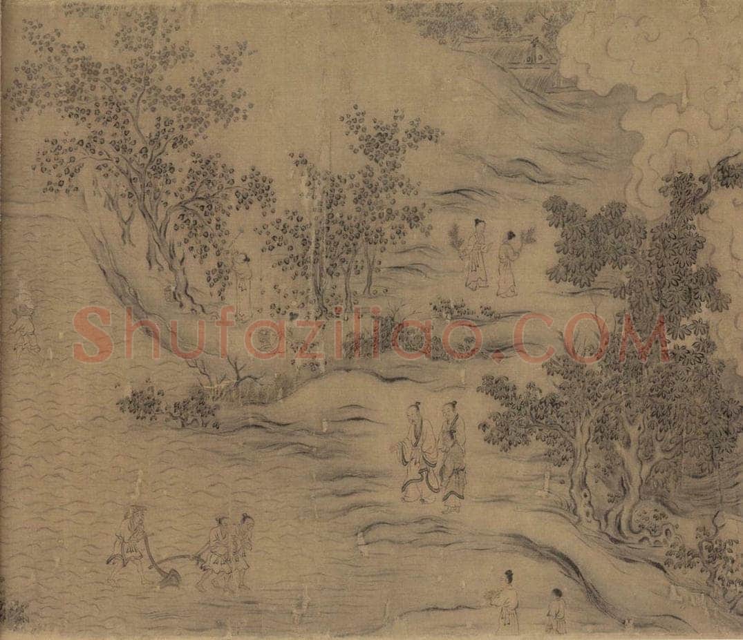 宋朝 马和之 《豳风图》 书画作品