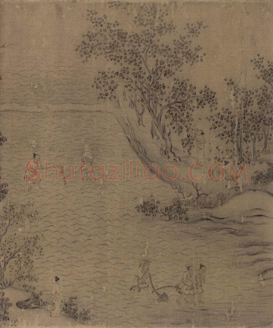 宋朝 马和之 《豳风图》 书画作品