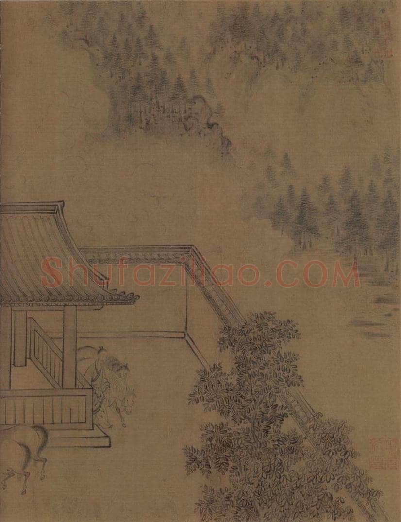 宋朝 马和之 《唐风图》 书画作品