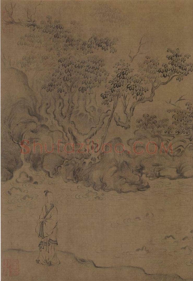 宋朝 马和之 《唐风图》 书画作品