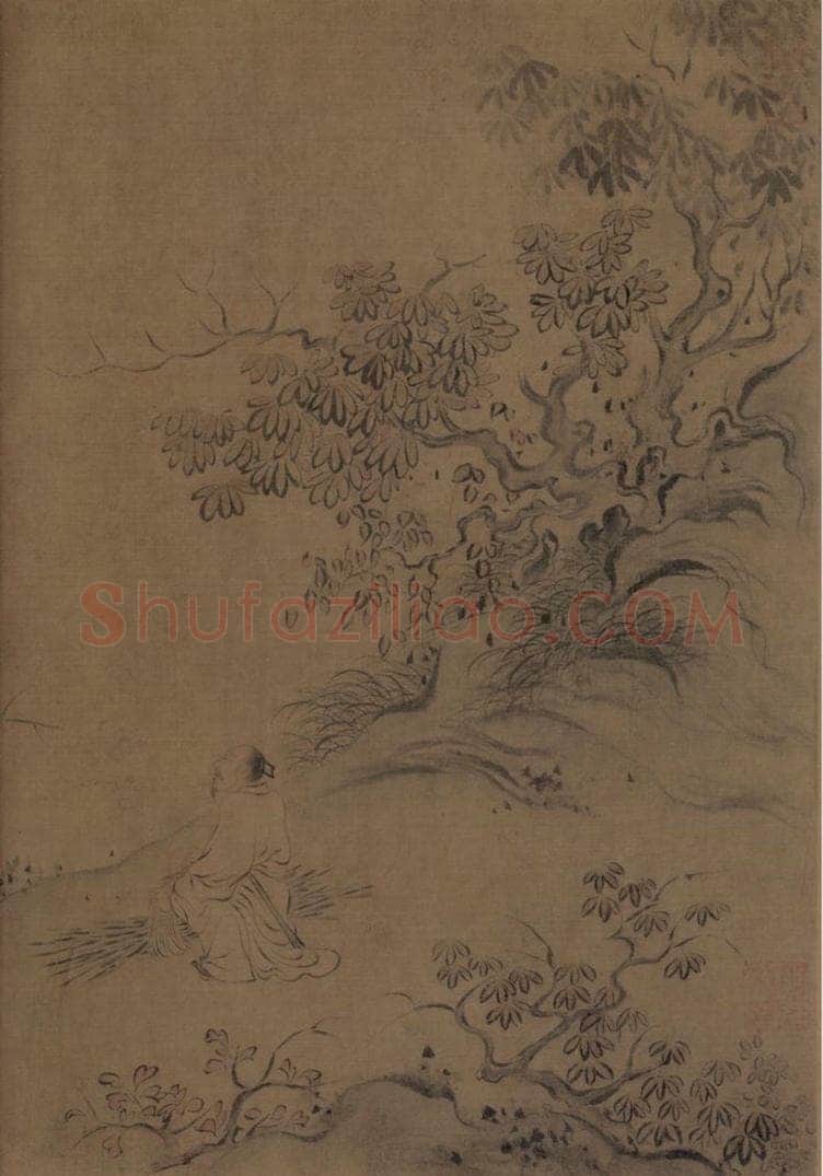 宋朝 马和之 《唐风图》 书画作品