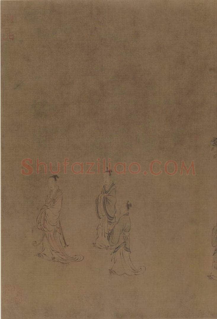 宋朝 马和之 《唐风图》 书画作品